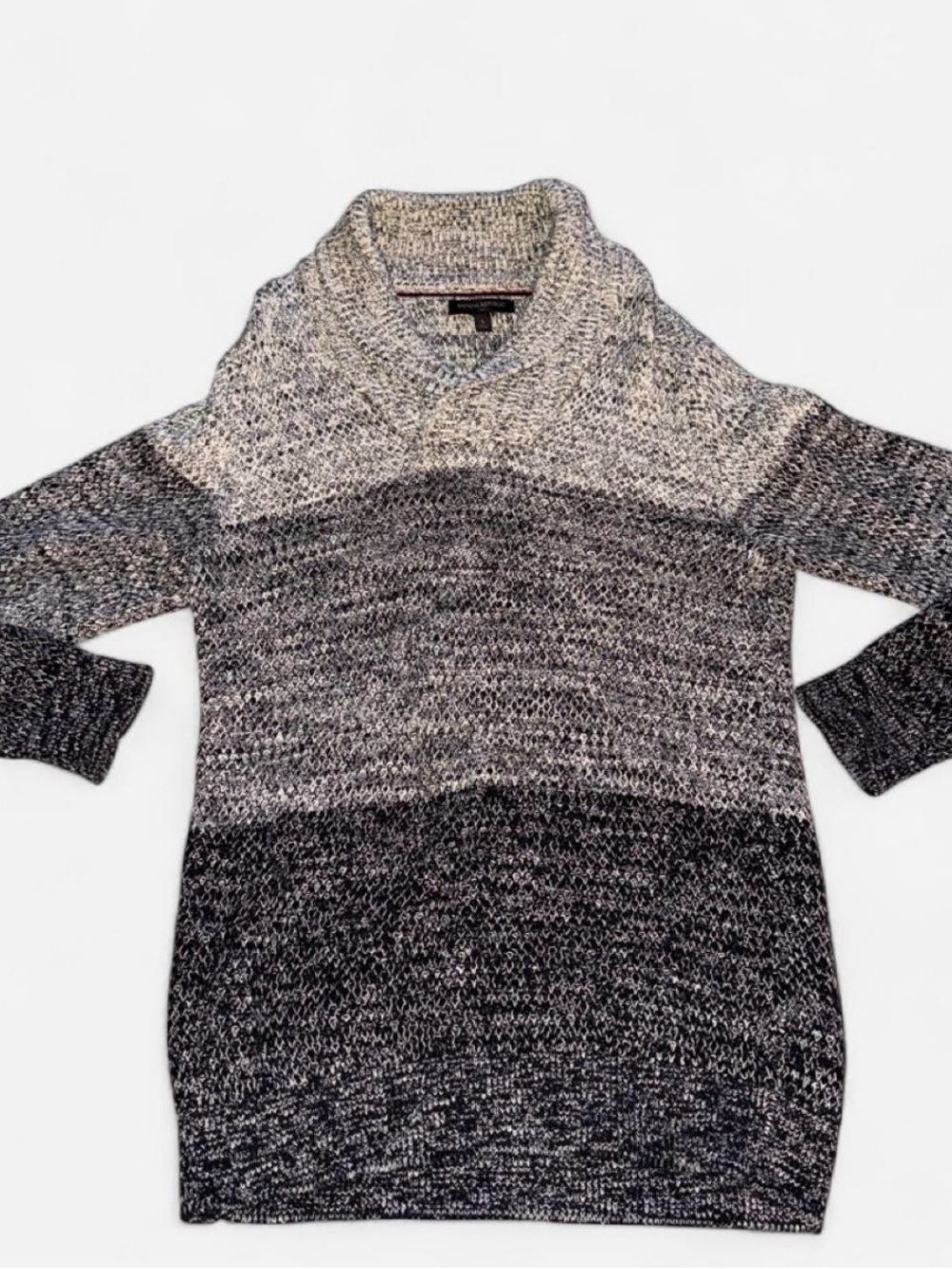 Banana Republic Shawl Collar Ombre Knit Cardigan - Gray